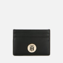 Tommy Hilfiger Women's Classic Saffiano Card Holder - Black