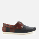 Barbour Men's Capstan Boat Shoes - Navy/Wine