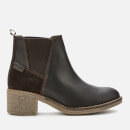 Barbour Women's Keren Leather Heeled Chelsea Boots - Brown