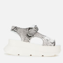 Joshua Sanders Women's Spice Leather Wedged Sandals - Natural