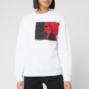 Karl Lagerfeld Women's Legend Sweatshirt - White