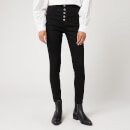 J Brand Women's Lillie High Rise Crop Skinny Jeans - Vesper Noir