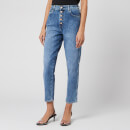 J Brand Women's Heather High Rise Button Fly Jeans - Sympathy