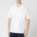 Maison Margiela Men's Ss Raw Edge Shirt - White