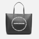 Calvin Klein Jeans Women's Sculpted East West Tote Bag 29 - Black