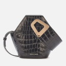 Danse Lente Women's Extra Small Johnny Bag - Jet Black Croc