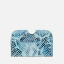 Núnoo Women's Carla Snake Wallet - Blue