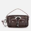 Núnoo Women's Helena Croco Cross Body Bag - Brown