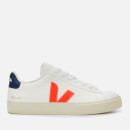 Veja Men's Campo Chrome Free Trainers - Extra White/Orange/Cobalt