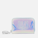 KENZO Women's Iridescent Zip Coin Purse - white