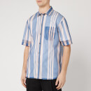 OAMC Men's Institute Shirt - Charcoal Blue