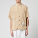 OAMC Men's Kurt Stripe Shirt - Beige