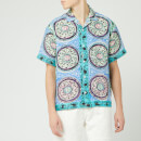 JW Anderson Men's Mystic Paisley Short Sleeve Shirt - Venetian