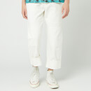 JW Anderson Men's Patched Denim Trousers - Off White