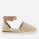 See By Chloé Women's Leather Espadrilles - Beige