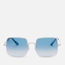Ray-Ban Women's Square Frame Sunglasses - Silver