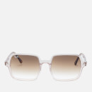 Ray-Ban Women's Square Frame Sunglasses - Transparent Light Brown