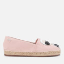 Karl Lagerfeld Women's Kamini Karl Ikonic Canvas Espadrilles - Light Pink