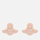 Vivienne Westwood Women's Romina Pave Orb Earrings - Pink Gold Pink