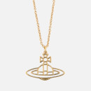 Vivienne Westwood Women's Thin Lines Short Flat Orb Pendant - Gold