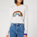 Olivia Rubin Women's Bella Jumper - Grey Marl Beaded