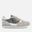 Emporio Armani Women's Running Style Trainers - Plaster/Nude/White