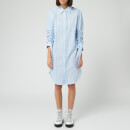 JW Anderson Women's Gathered Sleeve Shirt Dress - Baby Blue