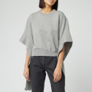 JW Anderson Women's JWA Logo Embroidery Tab Sweatshirt - Frost Melange
