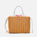 Kate Spade New York Women's Intarsia Scallop Medium Satchel - Optic White