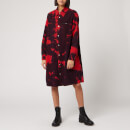 McQ Alexander McQueen Women's Tatsuko Shirt Dress - Red Tie Dye