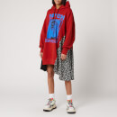 McQ Alexander McQueen Women's Hybrid Hoody Dress - Rust