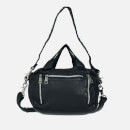 Núnoo Women's Donna Washed Leather Shoulder Bag - Black