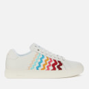 Paul Smith Women's Lapin Leather Cupsole Trainers - White Multi Ribbon