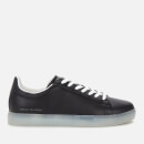 Armani Exchange Men's Leather Cupsole Trainers - Black