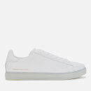 Armani Exchange Men's Leather Cupsole Trainers - Optical White