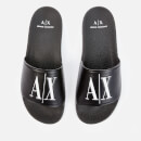 Armani Exchange Men's Slide Sandals - Black