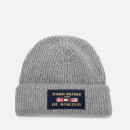 Tommy Hilfiger Men's Outdoors Patch Beanie Hat - Mid Grey Melange