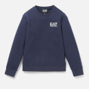 Emporio Armani EA7 Boys' Small Logo Sweatshirt - Navy