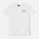 Emporio Armani EA7 Boys' Small Logo Short Sleeve T-Shirt - White