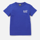 Emporio Armani EA7 Boys' Small Logo Short Sleeve T-Shirt - Mazarine Blue
