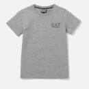 Emporio Armani EA7 Boys' Small Logo Short Sleeve T-Shirt - Medium Grey Melange