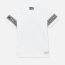 Emporio Armani EA7 Boy's Taping Short Sleeve T-Shirt - White