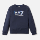 Emporio Armani EA7 Boys' Large Logo Sweatshirt - Navy