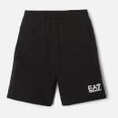 Emporio Armani EA7 Boys' Small Logo Shorts - Black