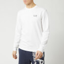 Emporio Armani EA7 Men's Small Logo Sweatshirt - White
