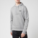 Emporio Armani EA7 Men's Small Logo Overhead Hoody - Medium Grey