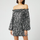 ROTATE Birger Christensen Women's Gloria Sequin Dress - Black Silver