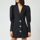 ROTATE Birger Christensen Women's Carol Plain Mini Dress - Pirate Black