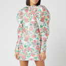 ROTATE Birger Christensen Women's Kim Jacquard Mini Dress - Morning Glory