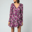 ROTATE Birger Christensen Women's Nancy Floral Dress - Cherry Flower